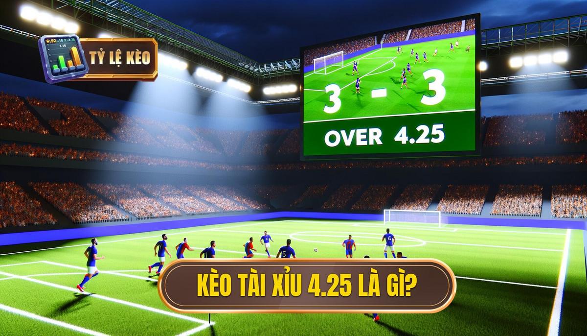 1. Kèo tài xỉu 4.25 là gì_