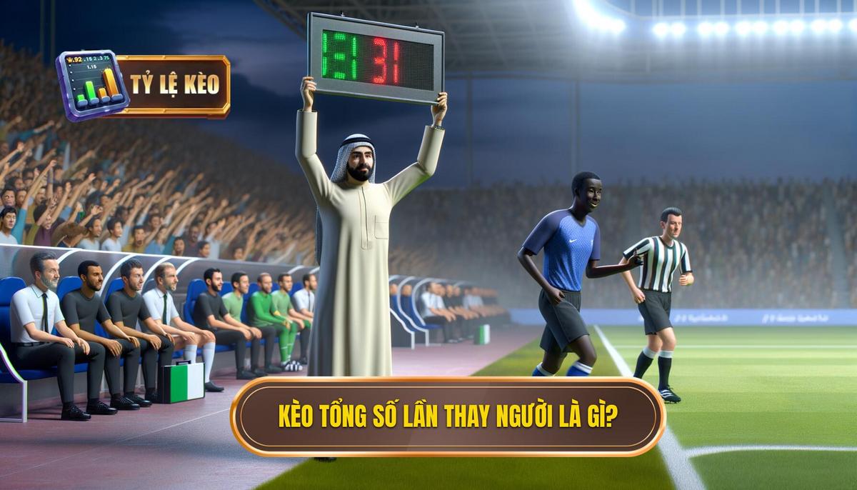 Kèo cược tổng số lần thay người là gì_