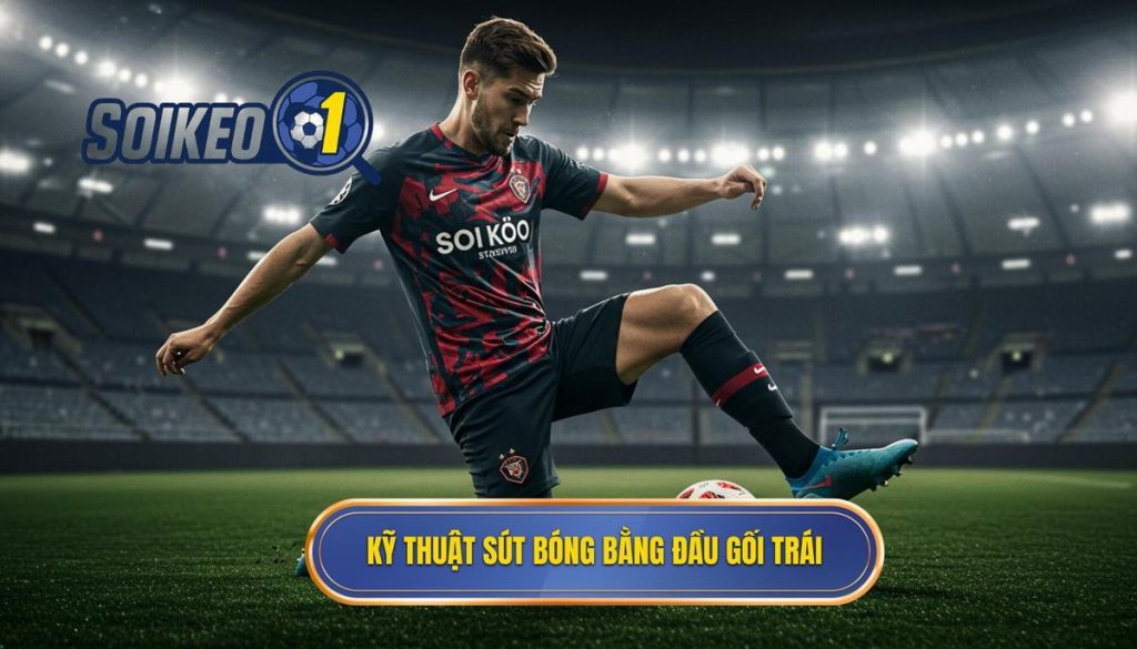 Kỹ thuật sút bóng bằng đầu gối trái