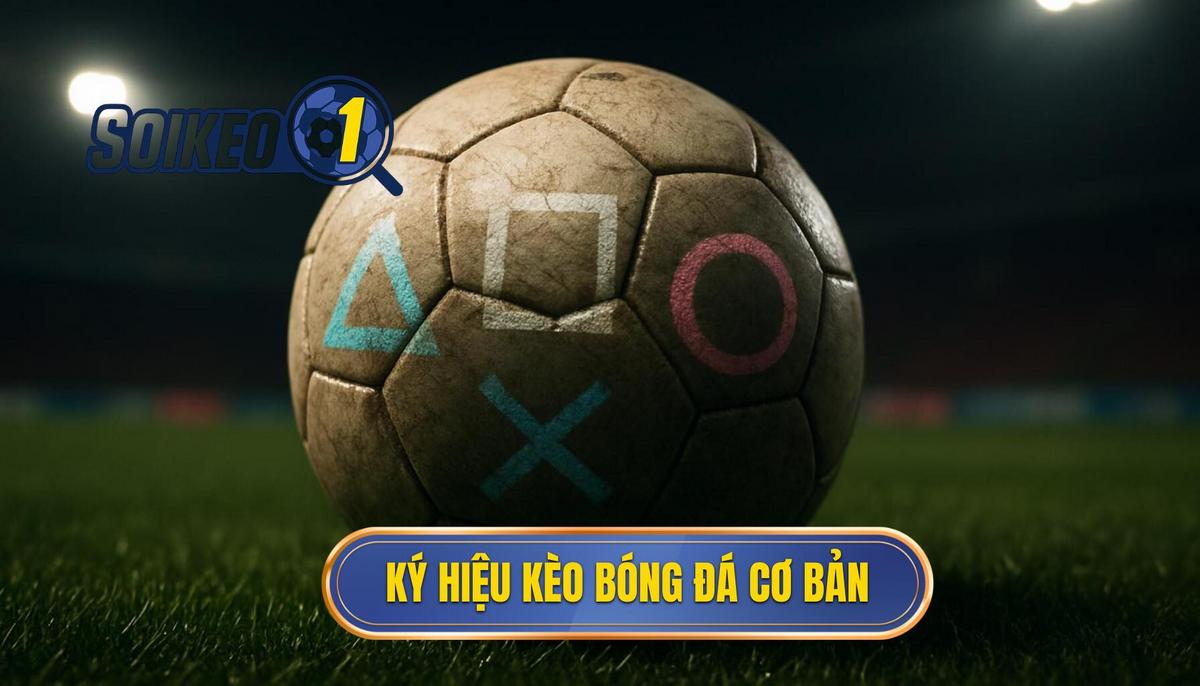 Bảng tóm tắt các ký hiệu kèo bóng đá cơ bản