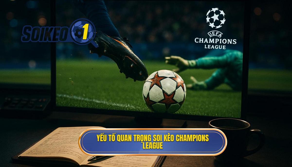Phân tích các yếu tố then chốt khi soi kèo champions league