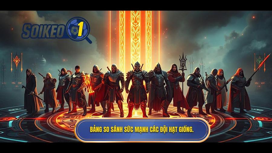 Bảng so sánh sức mạnh các đội hạt giống