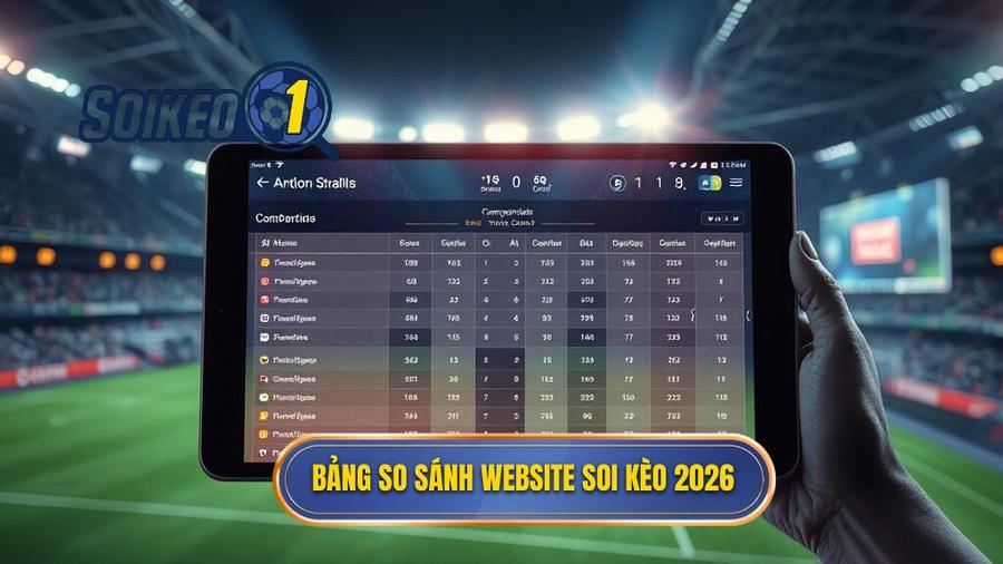  Bảng so sánh website soi kèo 2026