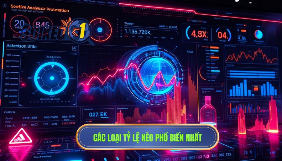 Các loại tỷ lệ kèo phổ biến nhất